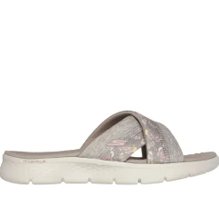 Skechers Womens' GO WALK Flex Butterfly Bliss Slide
