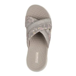 Skechers Womens' GO WALK Flex Butterfly Bliss Slide