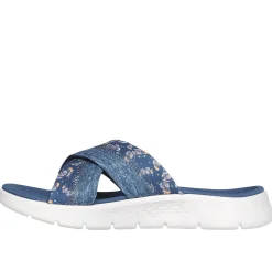 Skechers Womens' GO WALK Flex Butterfly Bliss Slide