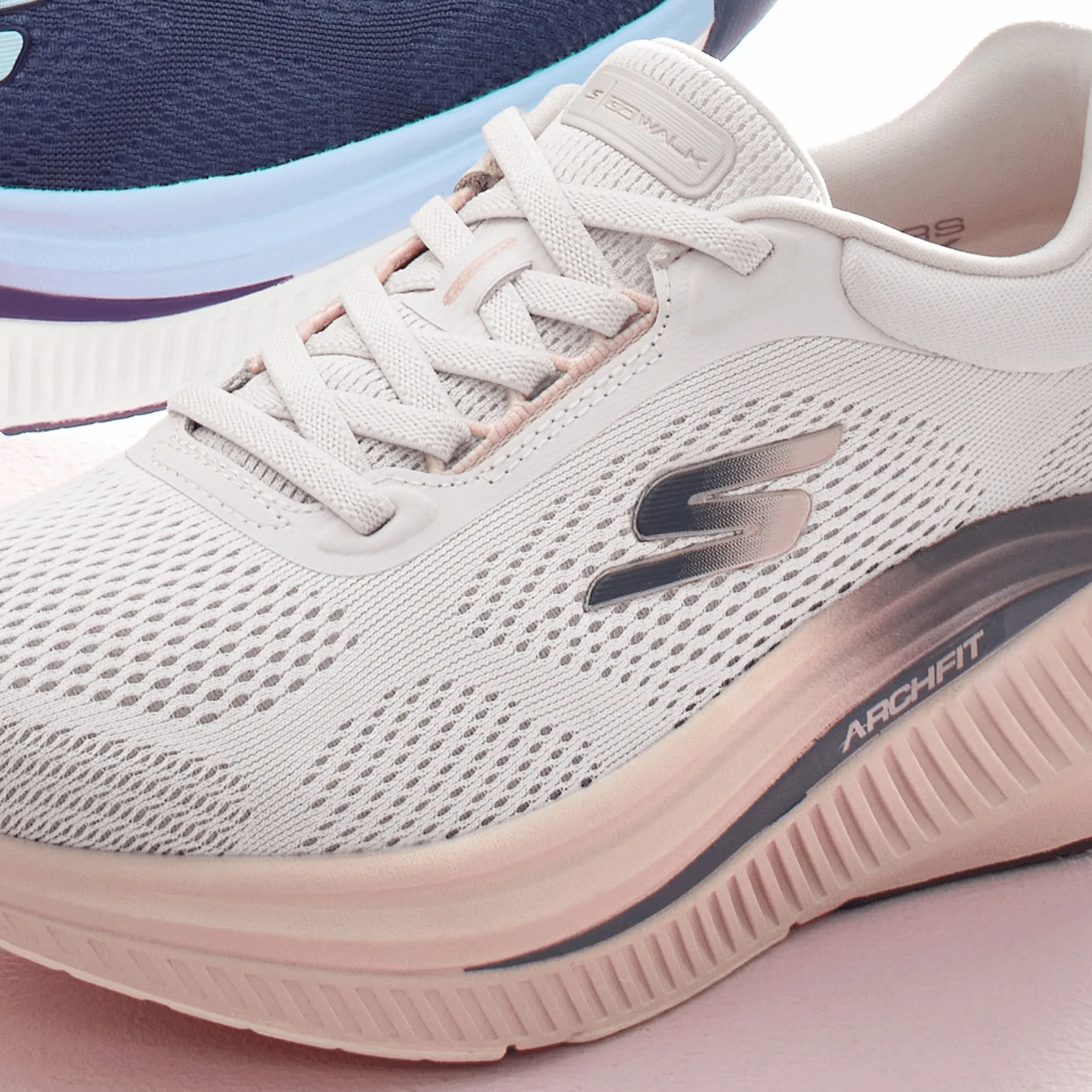 Skechers Women's Go Walk Max Cushioning Arch Fit Lace-Up Shoe with APMA Seal of Acceptance
