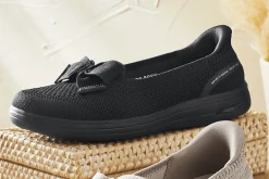 Skechers Women's Slip-Ins Arch Fit Inspire Gemma Slip-On with Memory Foam Footbed and Bows