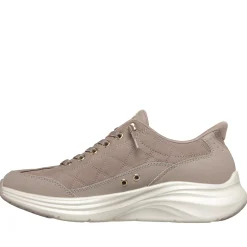 Skechers Women's Slip-Ins Contour Foam Golden Hour Shoe with No-Tie Bungee Laces