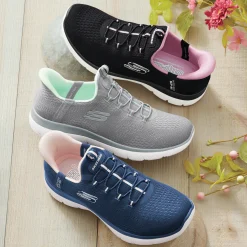 Skechers Women's Slip-Ins Summits Dream Shoe with No-Tie Laces