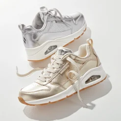 Skechers Women's Uno Metallixs Lace-Up