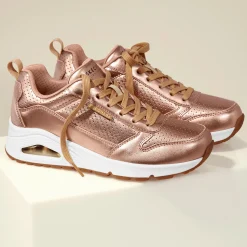 Skechers Women's Uno Metallixs Lace-Up
