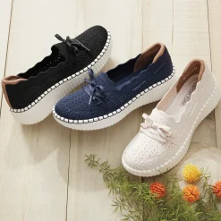 Skechers Women's Wilshire Blvd Knit Sail Shoe