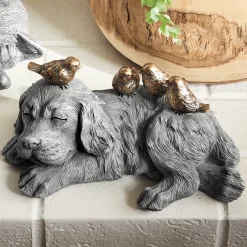 Sleeping Pet Figurine
