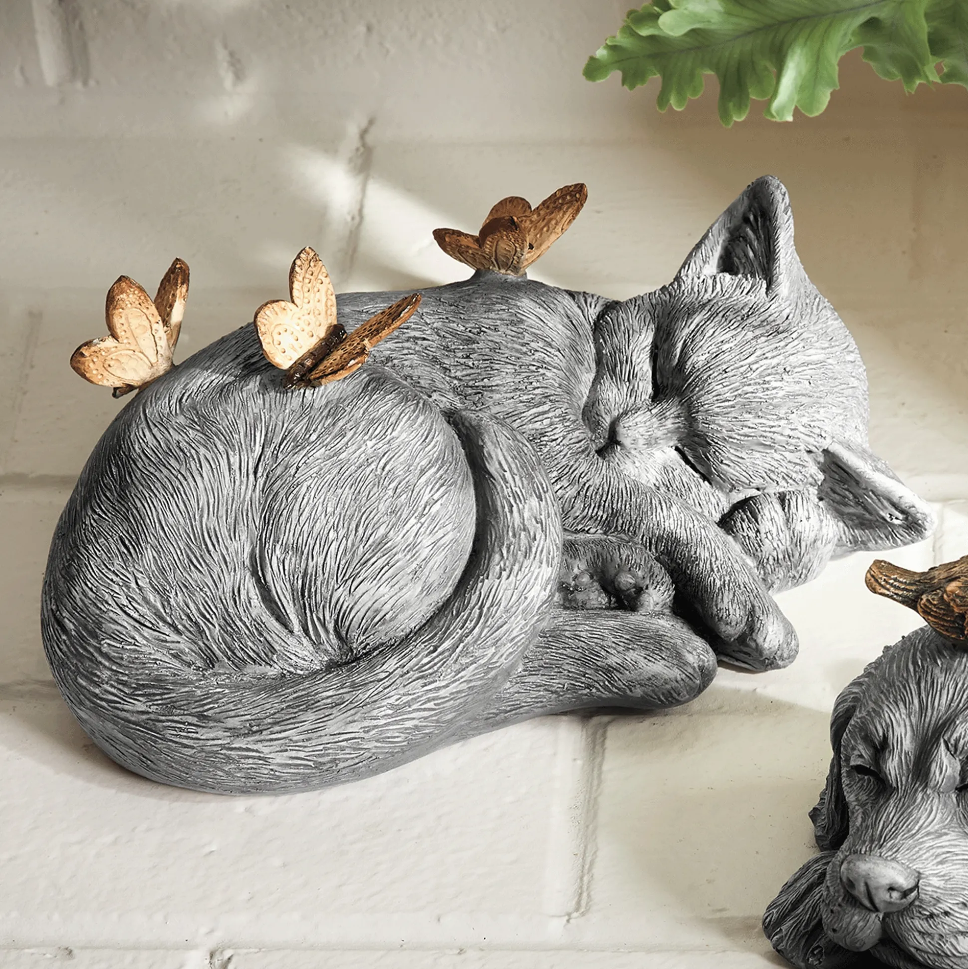 Sleeping Pet Figurine
