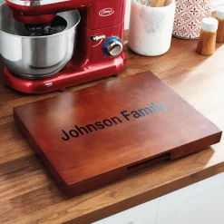 Sliding Wooden Appliance Tray