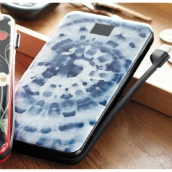 Slim Power Bank with Cables