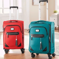 Soft-Sided Rolling Carry-On with Wheels and Telescoping Handle