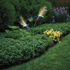 Solar Butterfly Fiber-Optic Stake