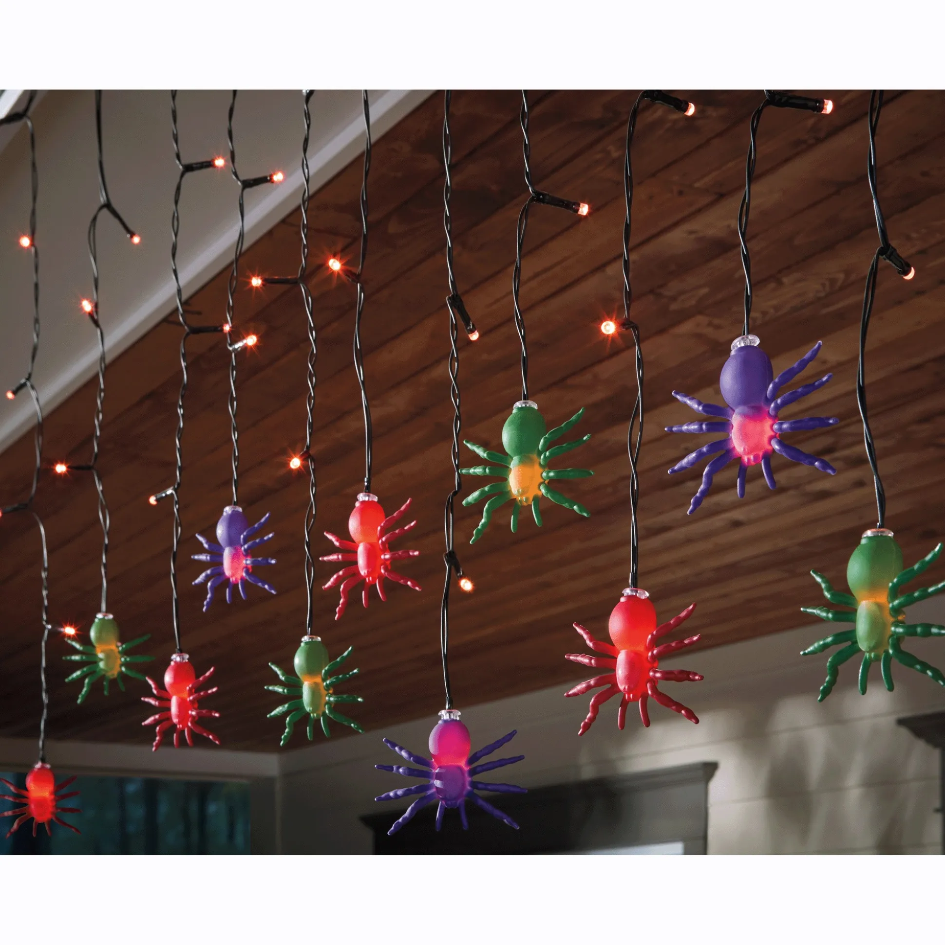 Solar Halloween Icicle Lights