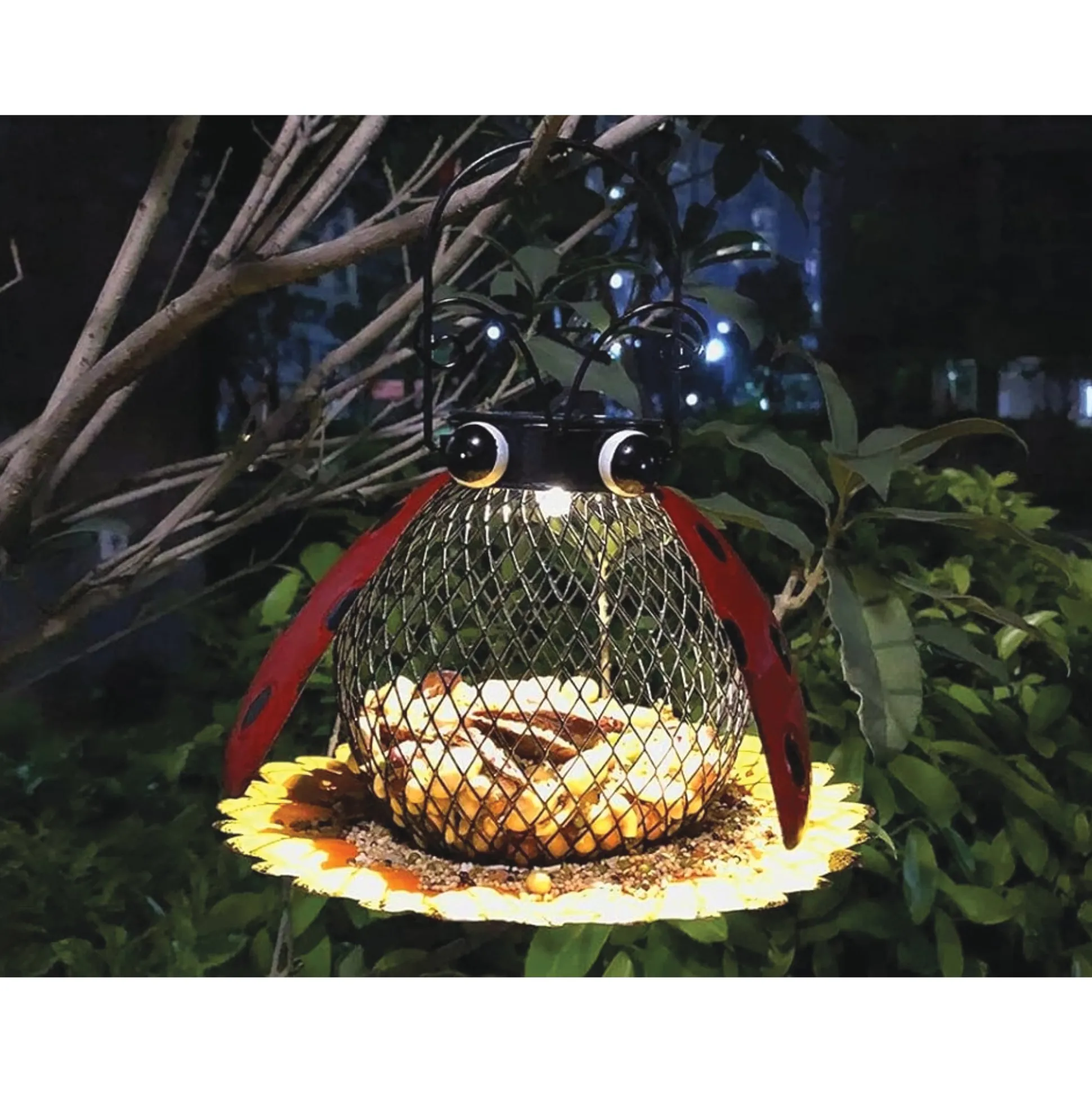 Solar Light Bird Feeder