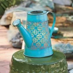 Solar Metal Watering Can