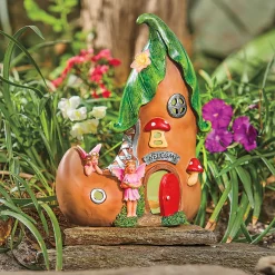 Solar Shoe Fairy House