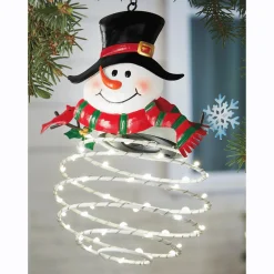Solar Spiral Christmas Ornament