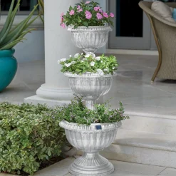Solar Tiered Planter