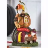 Solar Welcome Gnome Pumpkin House