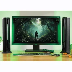 SoundPro Lit 2-in-1 Stereo Speaker/Soundbar System