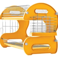 Space-Saving 2-Tier Dish Drying Rack with Utensil Holder