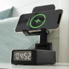 Speaker/Clock Phone Holder with Wireless Charging