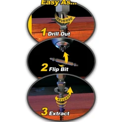 SpeedOut Impact Screw Extractor Set