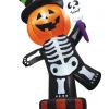 Spinning Skeleton Lit Inflatable