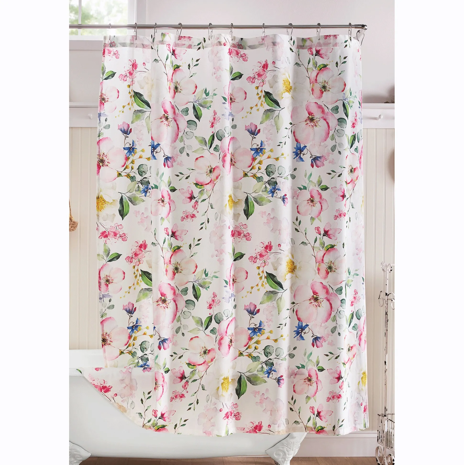 Spring Bliss Floral Shower Curtain
