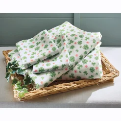 Spring Clover Microfiber Sheet Set