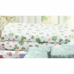 Spring Clover Microfiber Sheet Set