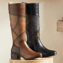 Spring Step Patchwork Boot