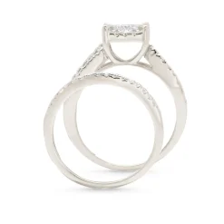 Square Cluster Tri-Bridal Set