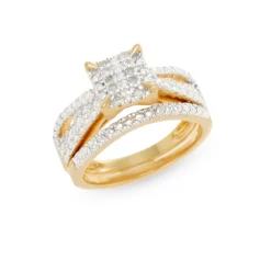 Square Cluster Tri-Bridal Set