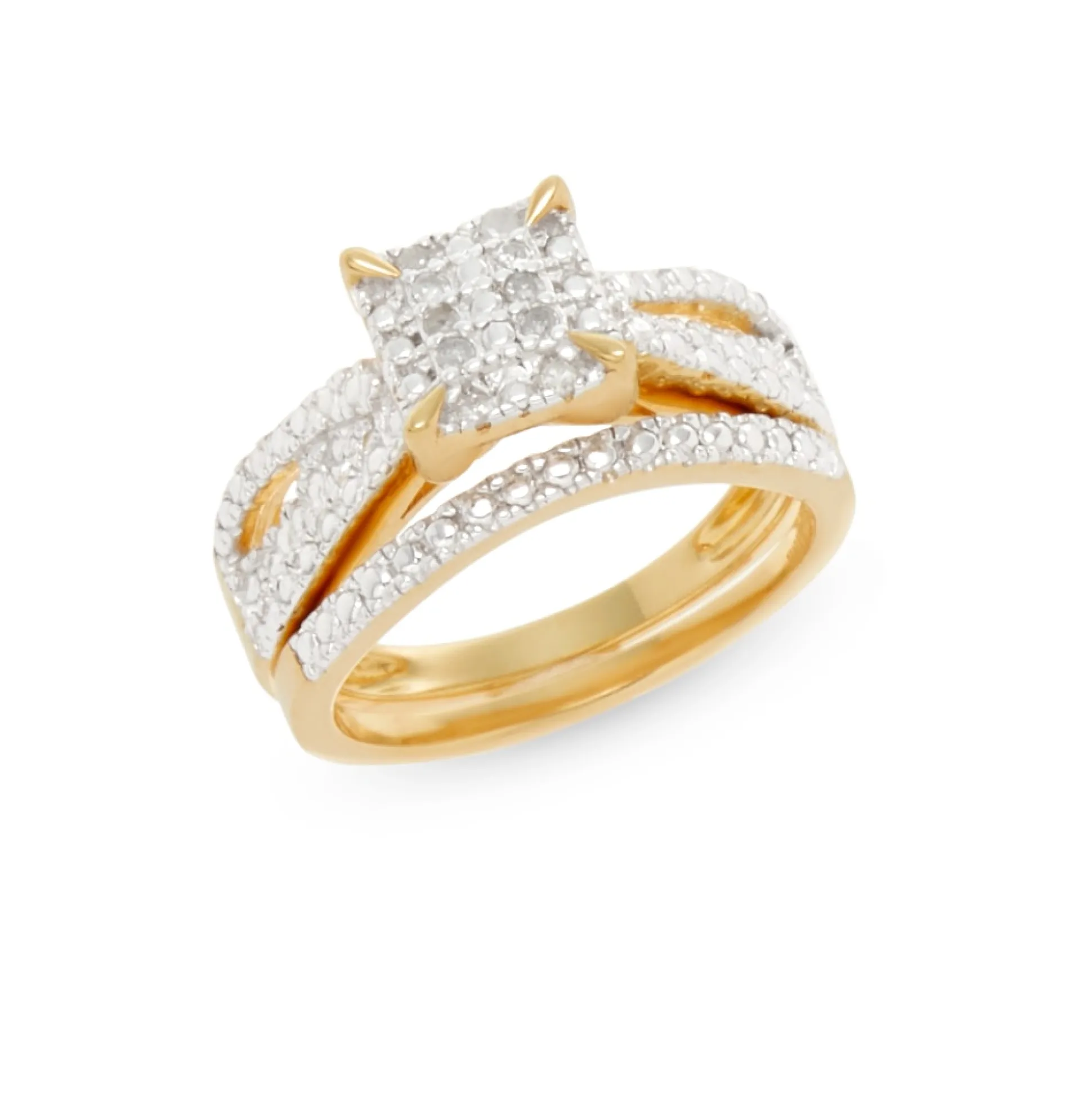 Square Cluster Tri-Bridal Set