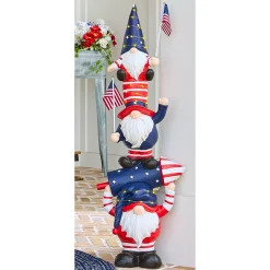Stacked Patriotic Gnomes