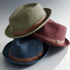Stacy Adams Faux-Suede Fedora