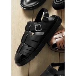 Stacy Adams Largo Slingback Buckle Sandal with Platform