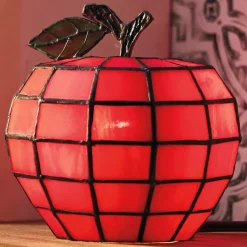 Stained Glass Apple Light