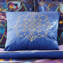 Stained Glass Decorative Pillow