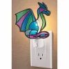 Stained Glass Dragon Night-Light