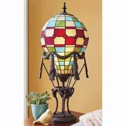 Stained Glass Hot Air Balloon Lamp
