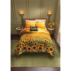 Stained Glass Sunflower-Shaded Wallchiere
