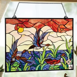 Stained Glass Take Flight Wall Art