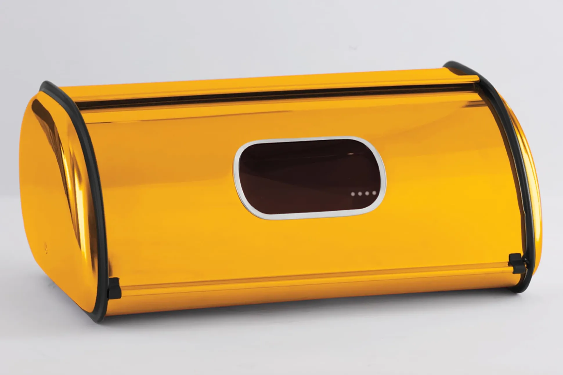 Stainless Steel Breadbox with Window