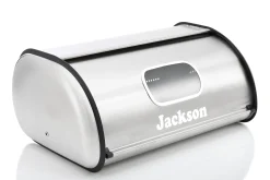 Stainless Steel Breadbox with Window