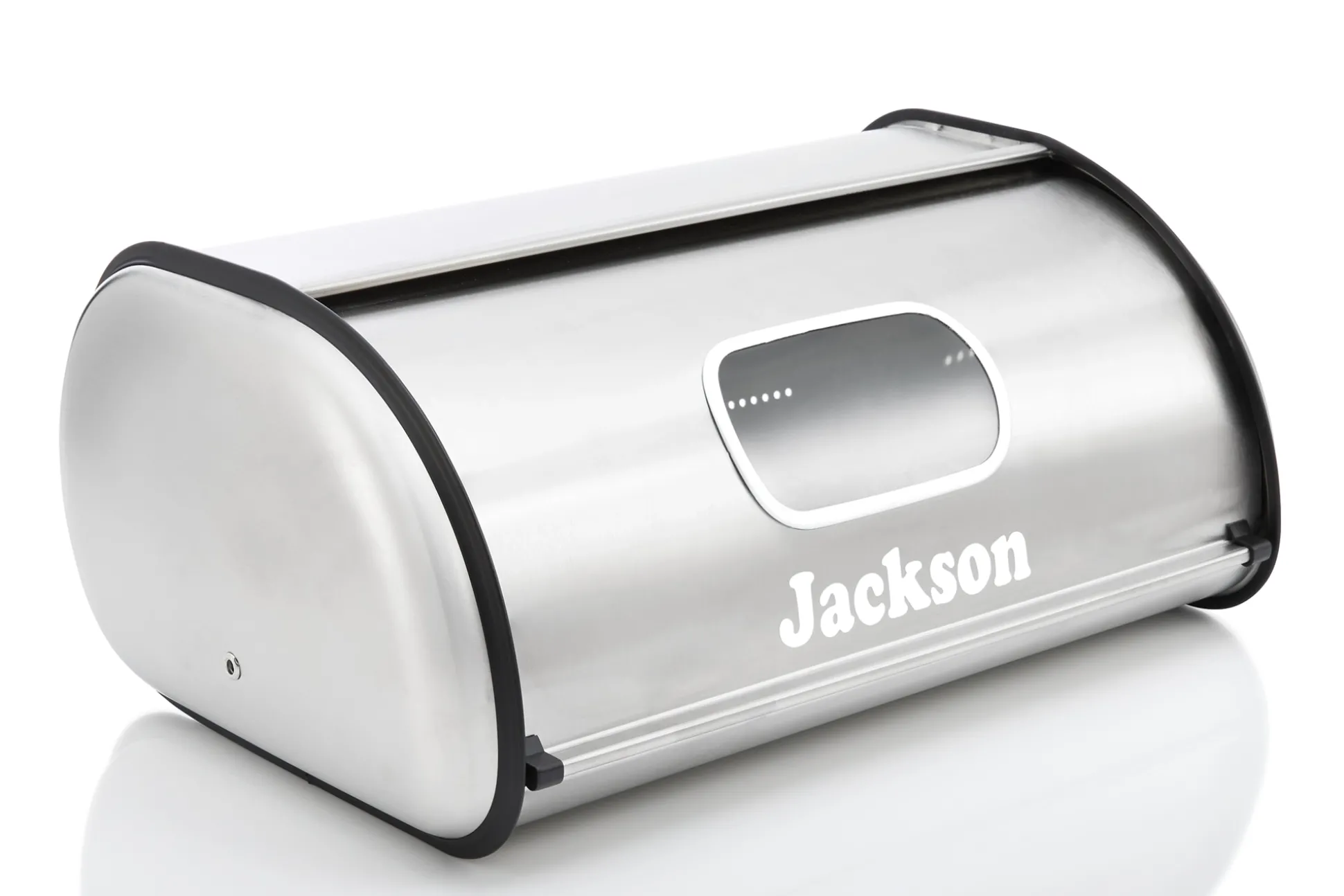 Stainless Steel Breadbox with Window