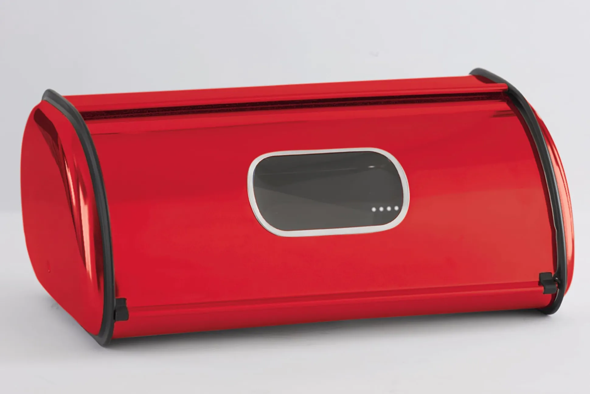 Stainless Steel Breadbox with Window