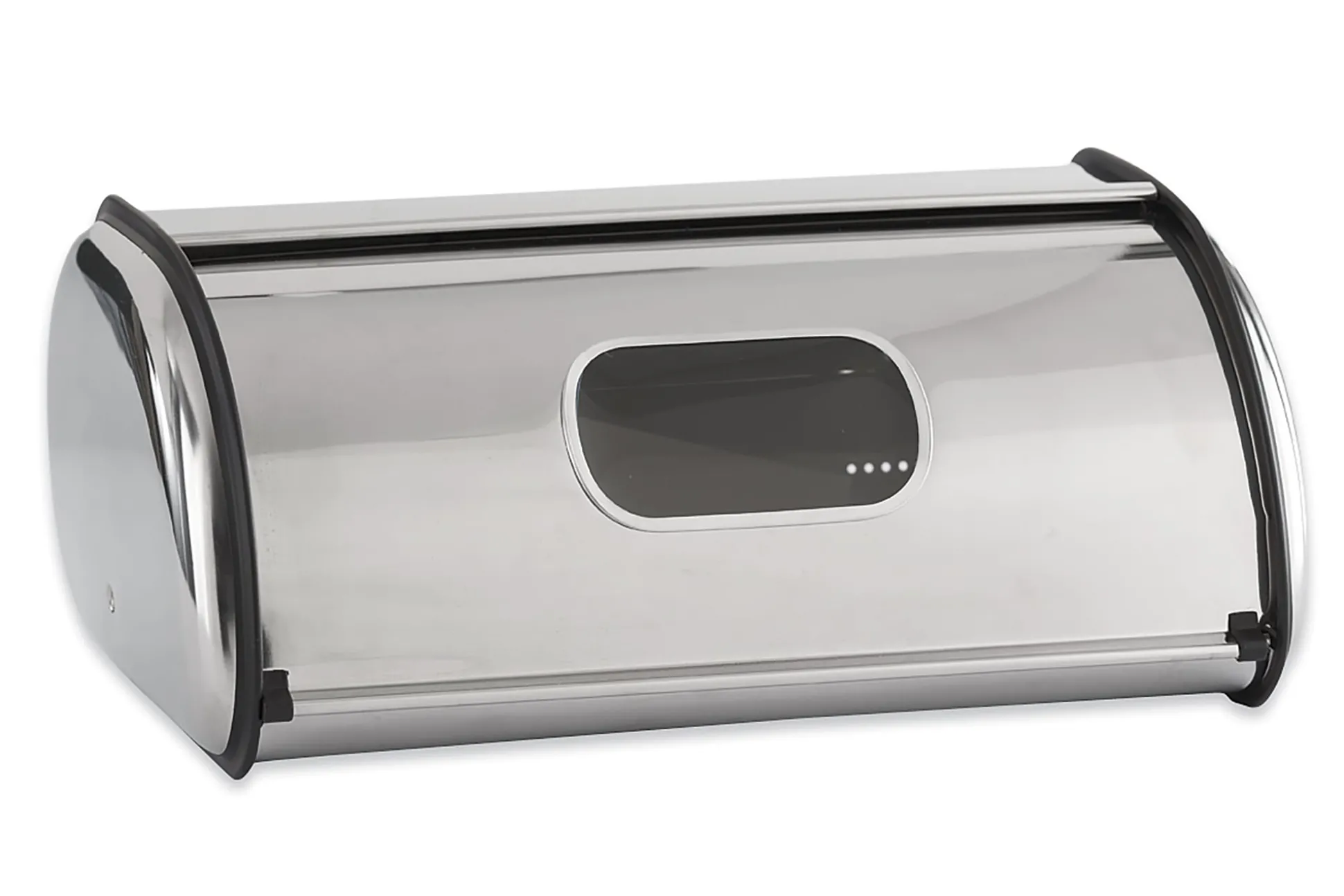 Stainless Steel Breadbox with Window
