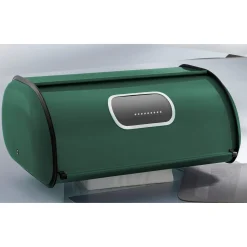 Stainless Steel Breadbox with Window